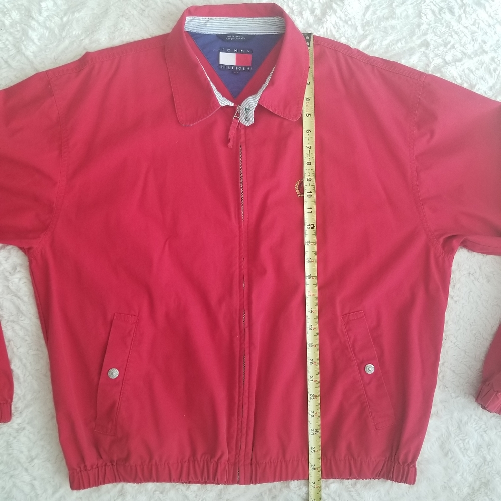 Tommy Hilfiger Red Lightweight Cotton Sports Coat - Picture 11 of 16